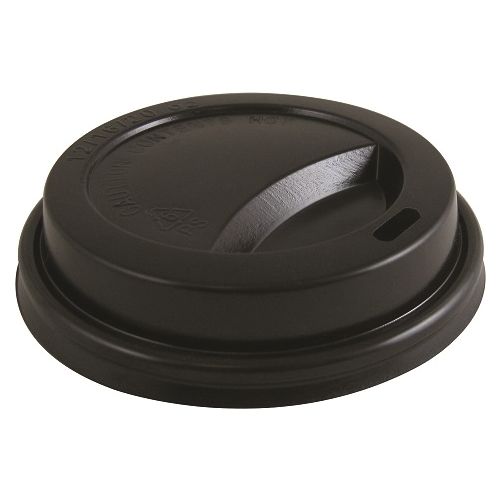 Dome Sip Lid, Fits 12oz  and 10oz Ripple & Paper Hot Cups, Black